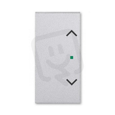 ABB Levit M Kryt 2násobný levý/pravý symbol žaluzie titanová 6220H-A02002 70