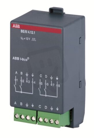 ABB KNX Modul binárního vstupu 4násobný vnitřní napětí BE/M4.12.1