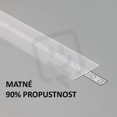 FKU-PG-2M-FR Plexi G matné pro Al profily FKU15, 90, 2m FK TECHNICS 4737660