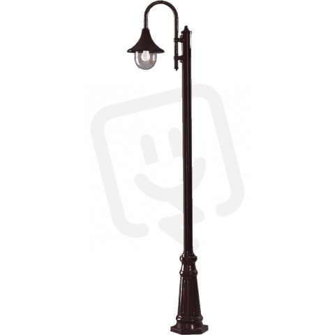 Sloupové svítidlo Diana sloup velký s ramenem černá 60W IP23 E27 916221/07