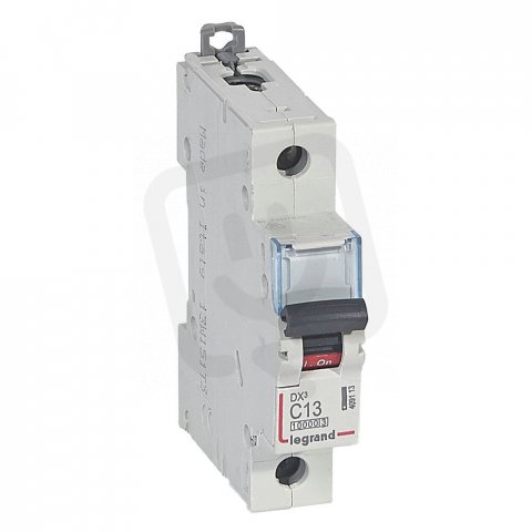 DX3 JISTIČ, 1 PÓLOVÝ, CHAR. C,13A 10000A/16KA LEGRAND 409113