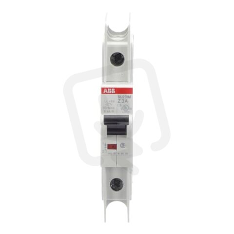ABB SU201M-Z3 jistič char. Z 10kA 3A 1P  dle UL489 a CSA 22.2 No. 5