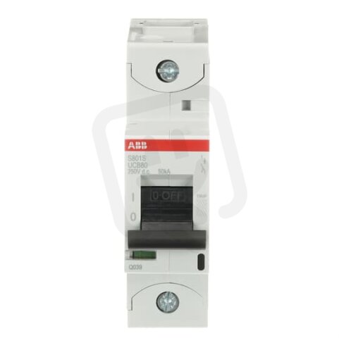 S801S-UCB80 jistič char. B 1p 80A 250V DC Icu 50kA ABB 2CCS861001R1805
