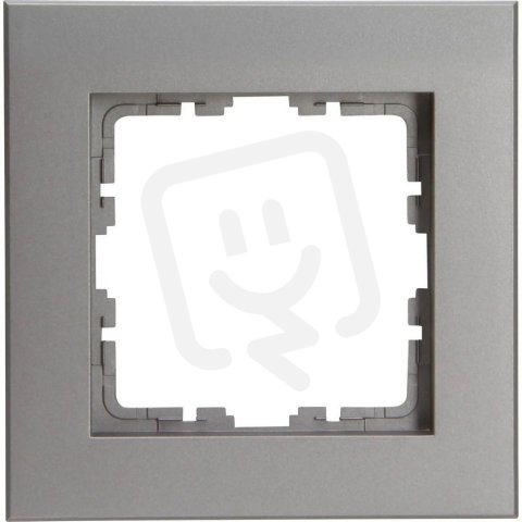 HK 07 stříbrná - rámeček 1-násobný stříbrná  KOPP 402147002