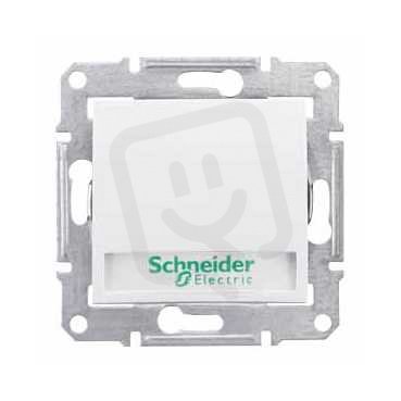 Sedna Ovládač tlačítkový orientační kontrolka ř.1/0So Polar SCHNEIDER SDN1600321