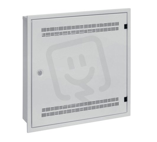 Rozvaděč SOHO LC-18 do zdi, lišty 2U,4U,11U 550x550 RAL7035, rámeček k zazdění
