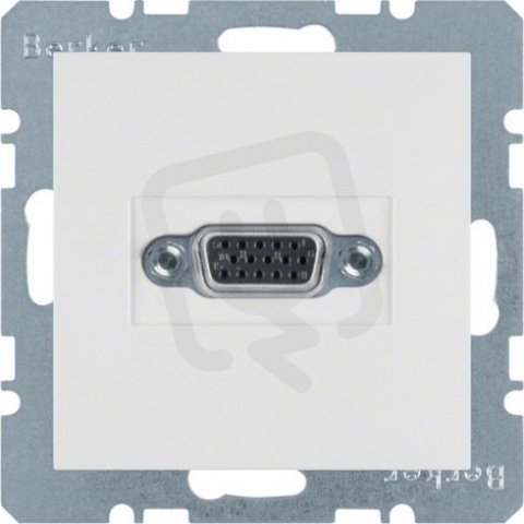 Zásuvka VGA, S.1/B.x, bílá mat BERKER 3315411909