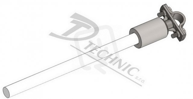 IZT-J 500 Izolační tyč pro jímací tyč - 500 mm DT TECHNIC 450015