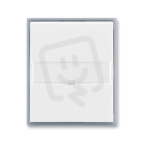 Kryt vypínače s popisovým polem 3558E-A00610 04 bílá/ledová šedá Element ABB