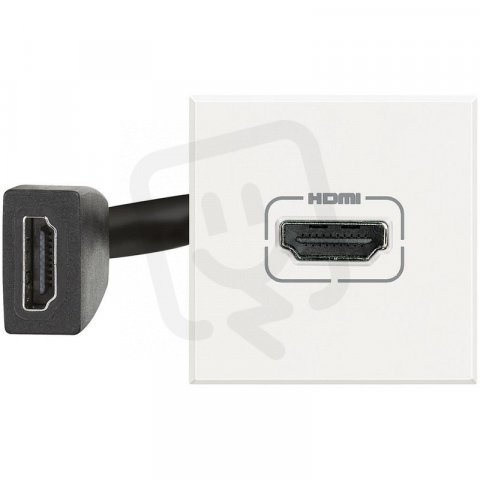 AXOLUTE ZÁSUVKA HDMI BÍLÁ 2MODULOVÝ BTICINO HD4284