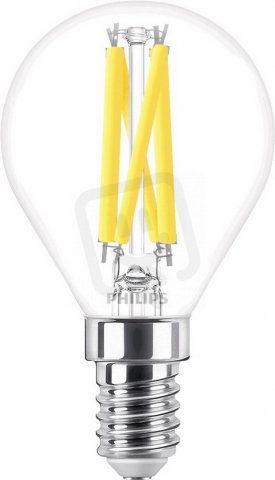 LED žárovka Philips MASTER Value LEDLuster DT 3.4-40W E14 927 P45 CL G