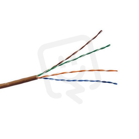 LINKEO C DATOVÝ KABEL NESTÍNĚNÝ U/UTP CAT.C5E LSOH DÉLKA 305MOD V KRABICI