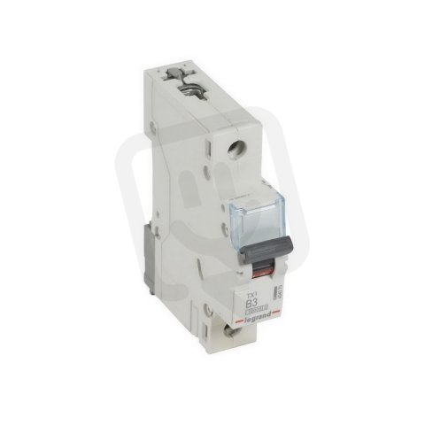 TX3 JISTIČ, 1 PÓLOVÝ, CHAR. B, 3A 10000A LEGRAND 404079