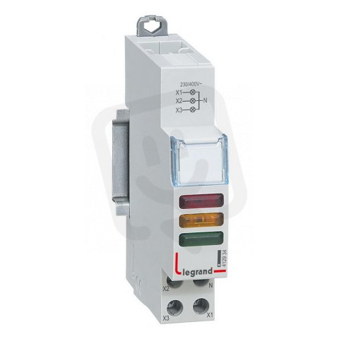 CX3 KONTROLKA ZELENÁ+ŽLUTÁ+ČERVENÁ 230/400V LEGRAND 412934