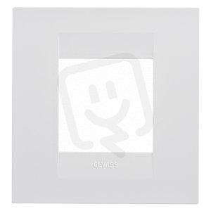 Rámeček Geo 2násobný, mléčně bílá GEWISS GW16422TB