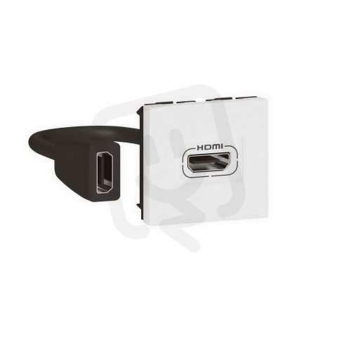 MOSAIC PŘEDKONEKTOROVANÁ ZÁSUVKA HDMI 2 MODULY BÍLÁ LEGRAND 078979L