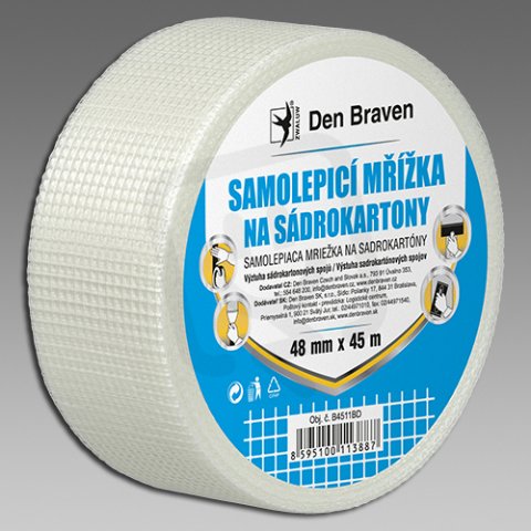 DenBraven B4512BD Samolepicí mřížka na sádrokart. 48mmx90m