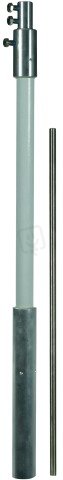 Podpůrná trubka D 30 mm L 2640 mm GFK/AL/NIRO s jímačem D 10 mm L 500 mm