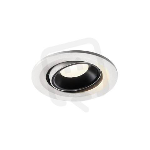 NUMINOS MOVE S, zápustné stropní svítidlo bílé/černé 4000 K 20° SLV 1005364