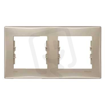 Schneider SDN5810368 Rámeček IP44 dvojnásobný, titan