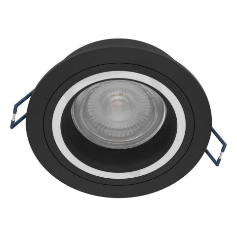Zápustné svítidlo CAROSSO-Z LED-ZIG-RGB/CCT d93 černá/bílá 4,7W IP20 EGLO 900764