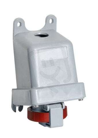 Zásuvka nástěnná 5p. 32 A IP67 6 h šedá-červená 432RS6W ABB 2CMA167189R1000