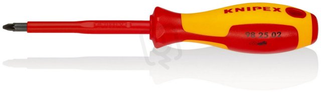 KNIPEX 982502 šroubovák křížový do 1kV Kraftform Pozidriv PZ 2x100mm KN 98 25 02