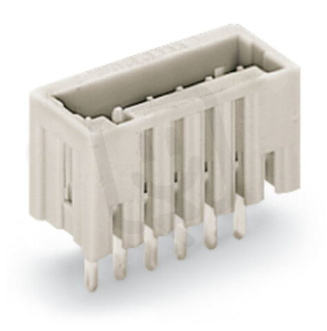 Konektor s pájecími piny THT pájecí kontakt 0,8x0,8 mm rovné světle šedá 9pól.