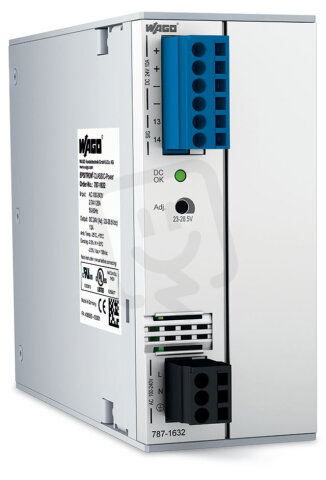 Spínaný napájecí zdroj Classic 1fáz. 24V DC 10 A TopBoost WAGO 787-1632