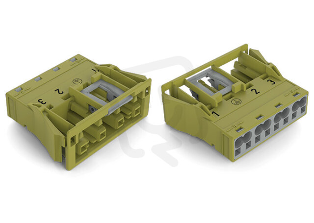 Zásuvka Snap-In 4pól. Kód. B světle zelená WAGO 770-764/073-000