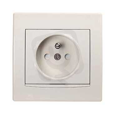 Schneider AYA2800223 Zásuvka 2P+PE, 230V/16A, clonky, cream