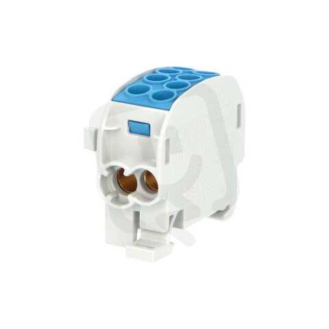 Svorkovnice rozbočovací HLAK 35//1 C N 202A 1pól. CU IP20 modrá na DIN 1003170
