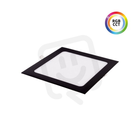 24HB18 LED panel RGBCCT 18W 24V čtverec černý T-LED 102343