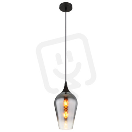 Závěsné svítidlo LAVUS černá 1x60W E27 IP20 GLOBO 15552H3