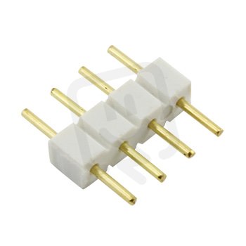 Propojovací hřebínek pro RGB, 4 pin, RM 2,54 mm, bílý FK TECHNICS 4738020