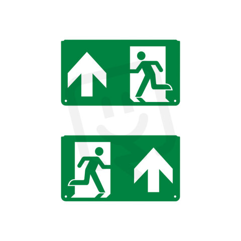 EMERGENCY EXIT SIGN PICTOGRAMS PICTO UP LEDVANCE 4099854261350