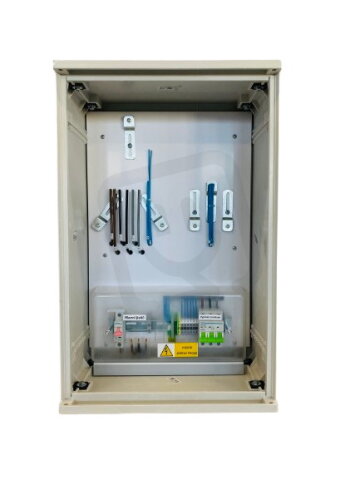 Rozvaděč ER212/NNP7P 63A QM (3f 1/2S,.FVE) UNI 1bod 1 el.měr HDO na stěnu 11502