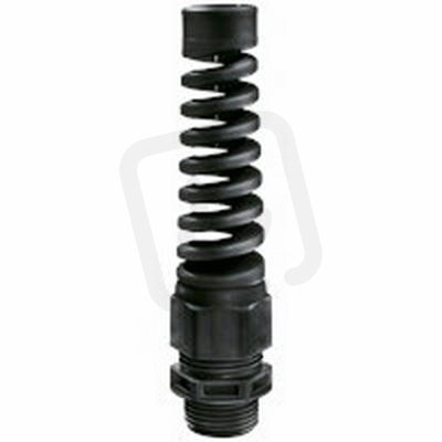 Vývodka ESKVS M12X1,5 PA BK IP68 anti-kink spirála WISKA 10061276