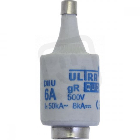 Pojistka Eaton 6D27R F GR 500V AC 6A DII/E27