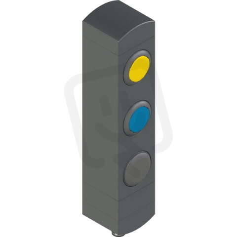 Ovládací jednotka BN 3 prvky (konfigurace A58) 1NO, Konektor M12,12 pólů, IP65