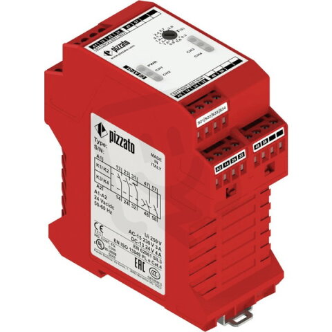 Bezpečnostní modul se zpožděnými kontakt