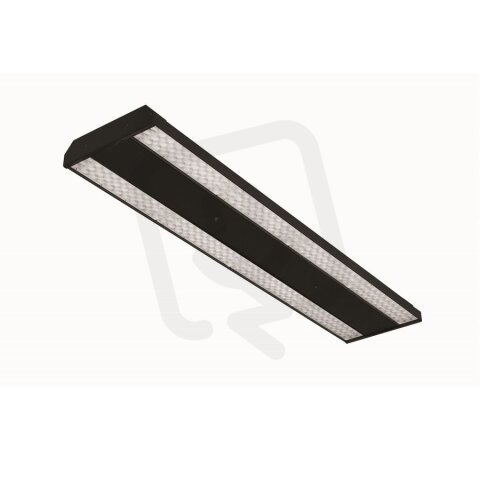 LOGI 80, délka S - 590mm, 2x2 optiky N60°, LED 840, cerný, NONSELV, driver box