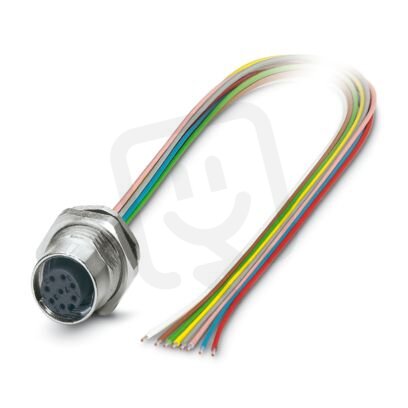 Přístrojový konektor zezadu stěny SACC-DSI-M12FS-8CON-M16/0,5X 1237438