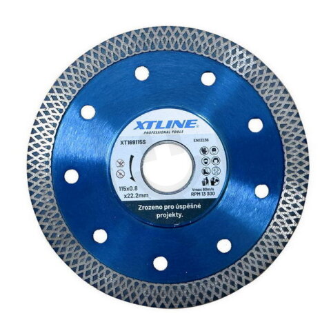 Kotouč diamantový turbo 115x0,8/1,2x22 XTLINE XT169115S