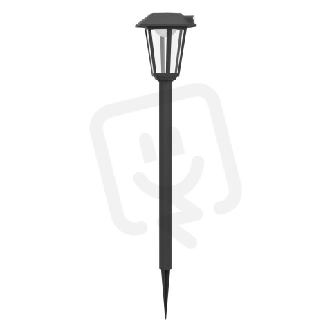 SOLAR-LED FL M.SENSOR SCHWARZ 'PRIETTA'