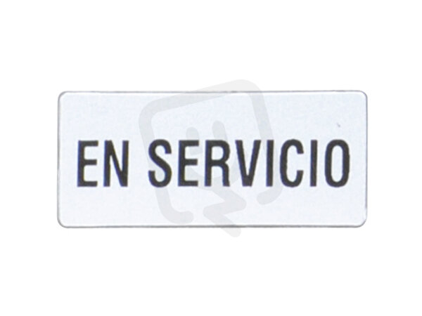 Lovato LPXAE224 Štítek ''EN SERVICIO''