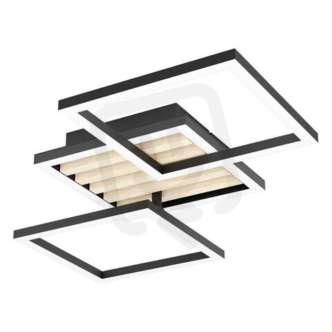 DL LED SCHWARZ/HOLZ L655 CEMBRANO