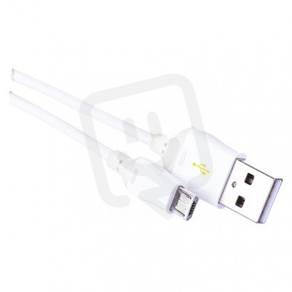 Rychlonabíjecí a datový kabel USB-A 2.0 micro USB-B 2.0, Quick Charge, 1 m, bílý