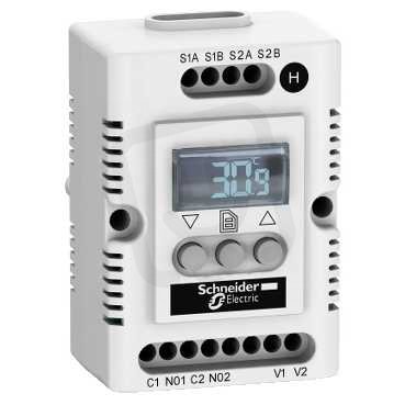 Schneider NSYCCOTH30VID Termostat, 5..50°C, 9-30V AC/DC, elektronický