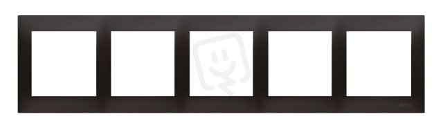 Rámeček 5-násobný Simon 54 Premium, IP20/IP44, antracit mat, metalizované DR5/48